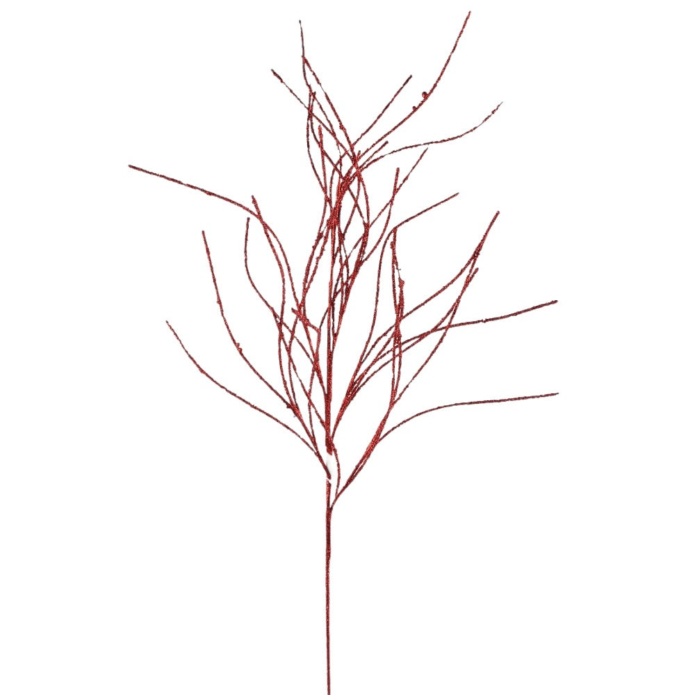 Troncos "Iced Willow" Rojos 45"