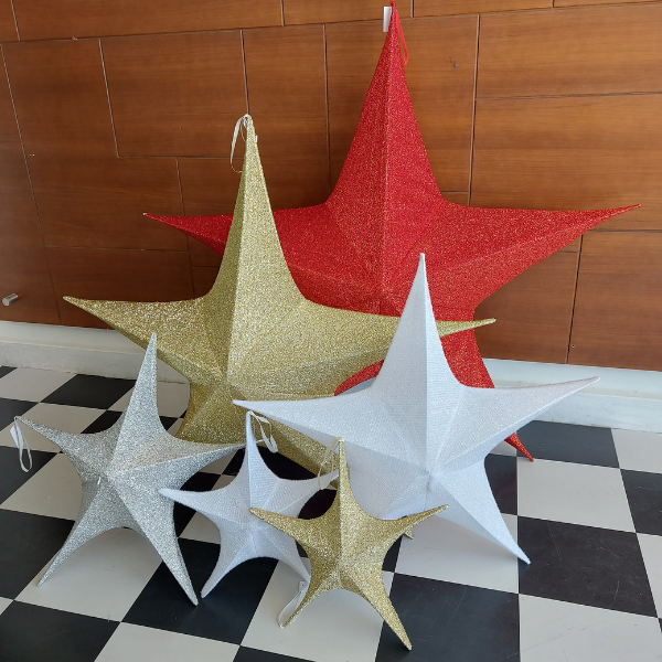 Estrella Malla Dorado Antiguo