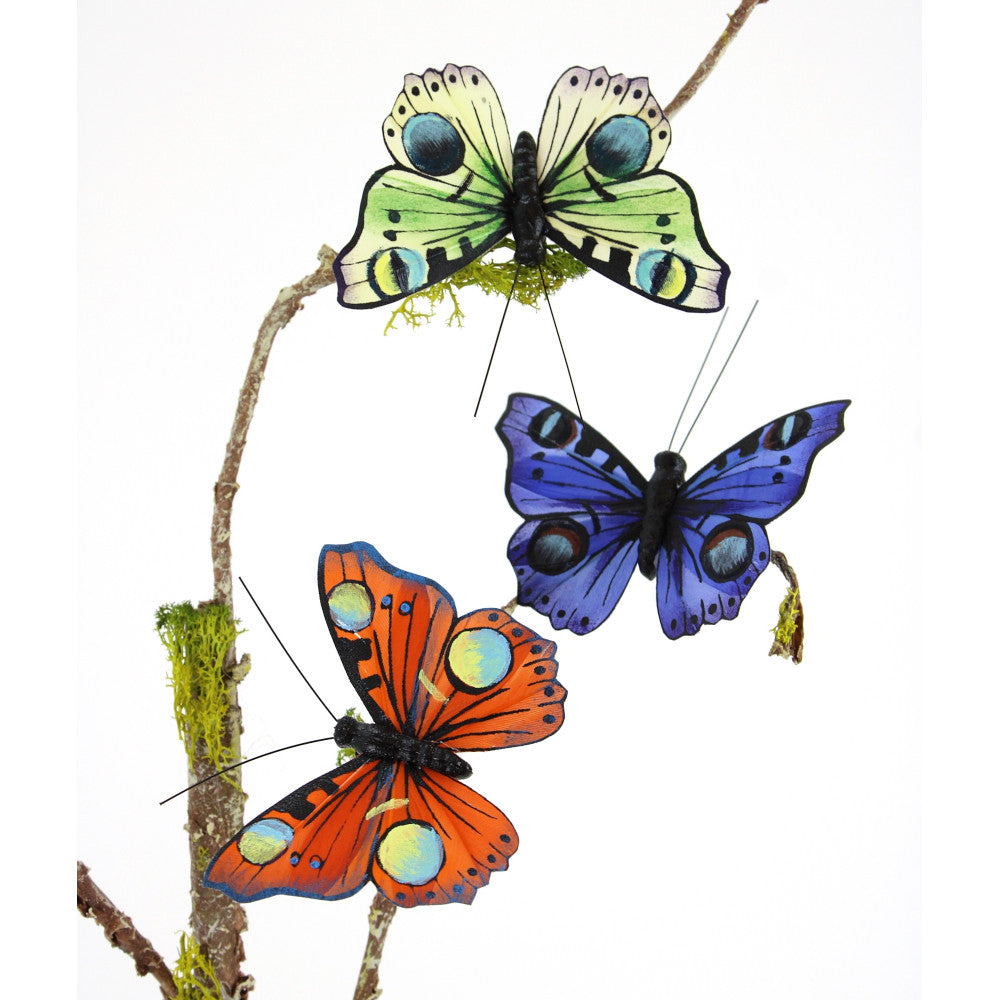 Caja Mariposas con Clip Set de 12