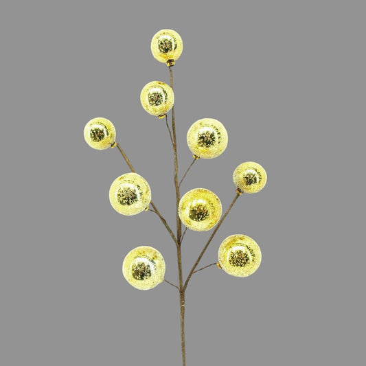 Vara de Esferas Doradas 22"