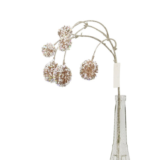 Rama con Pompones Colgantes