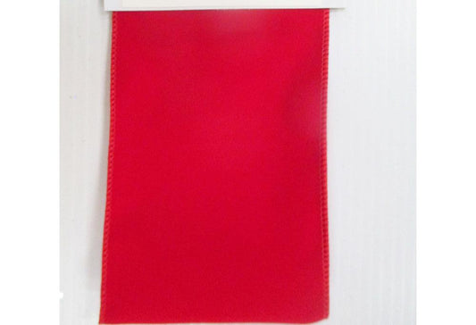Listón terciopelo rojo 2.5"x10yd