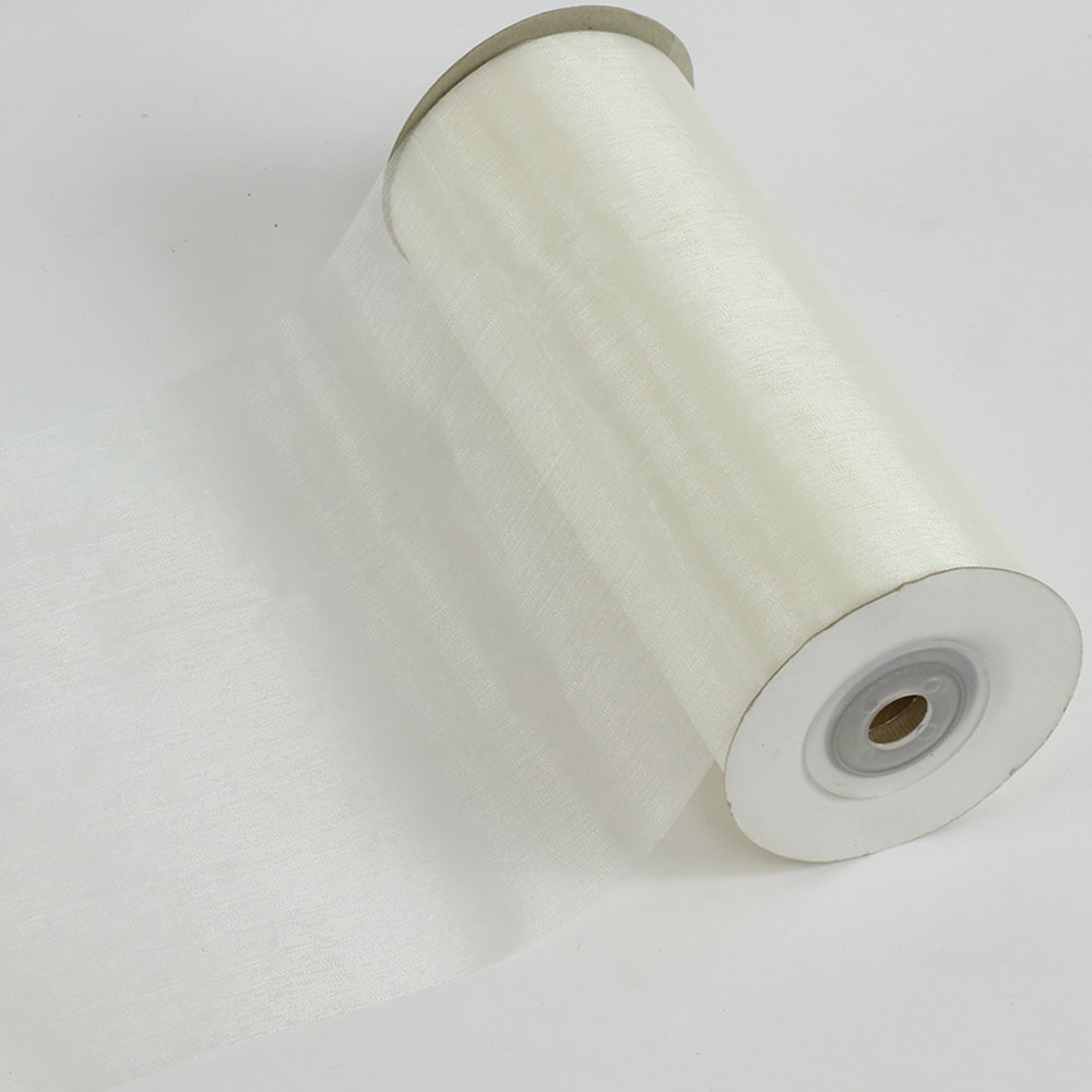 Listón Ivory de Organza 6"x 23 mt
