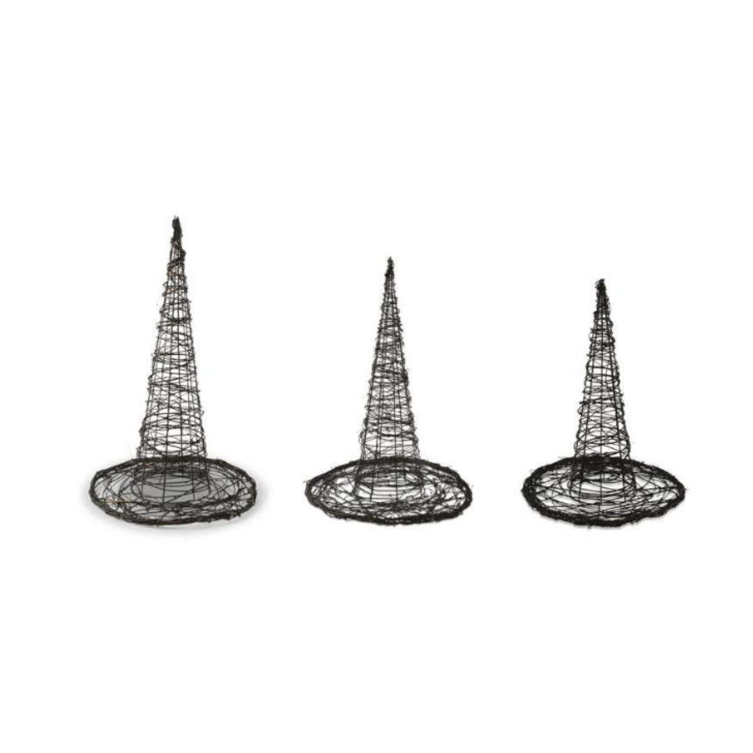 Sombrero de Bruja de Raíces en color negro