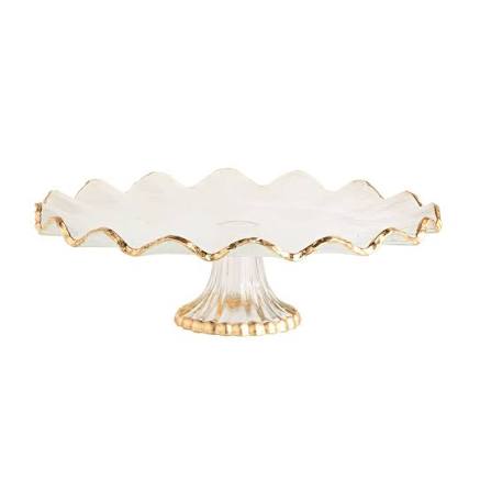 Pastelera Ruffle Vidrio