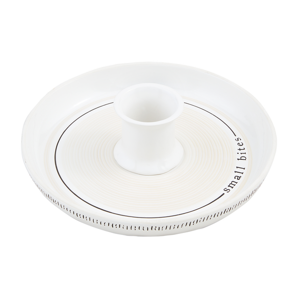 Plato Servicio Reversible con palillos