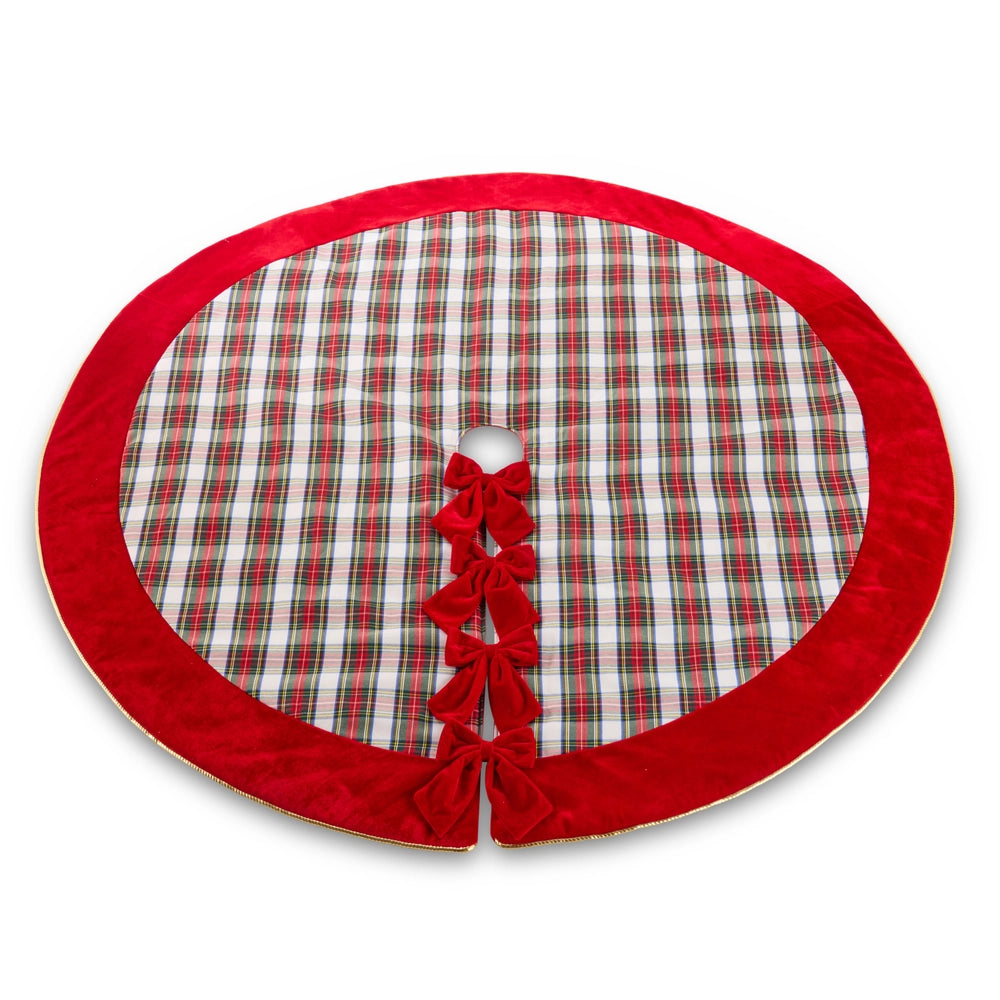 60.5" Plaid Tree Skirt