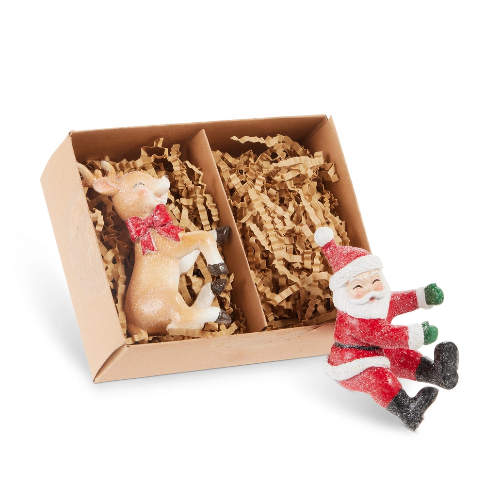 3.5" Holiday Happy Hour Candle Huggers set 2