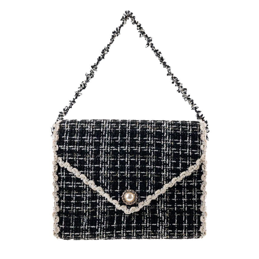 Bolso Negro Colgante 6.5"