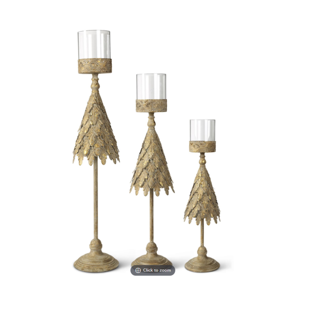 Portavelas Dorados c/Pino S/3