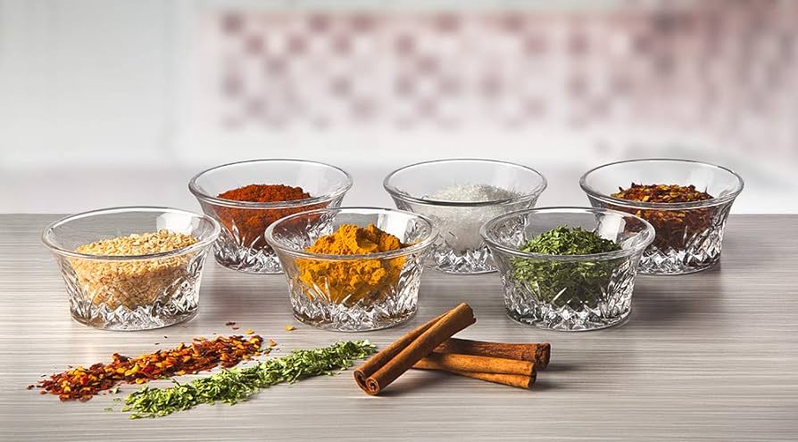 S/6 Especieros Dublin Cristal Cortado