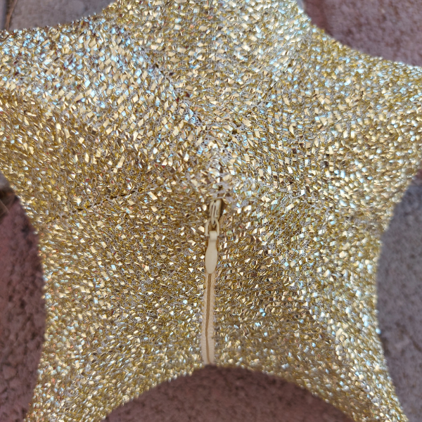 Estrella Malla Dorado Antiguo