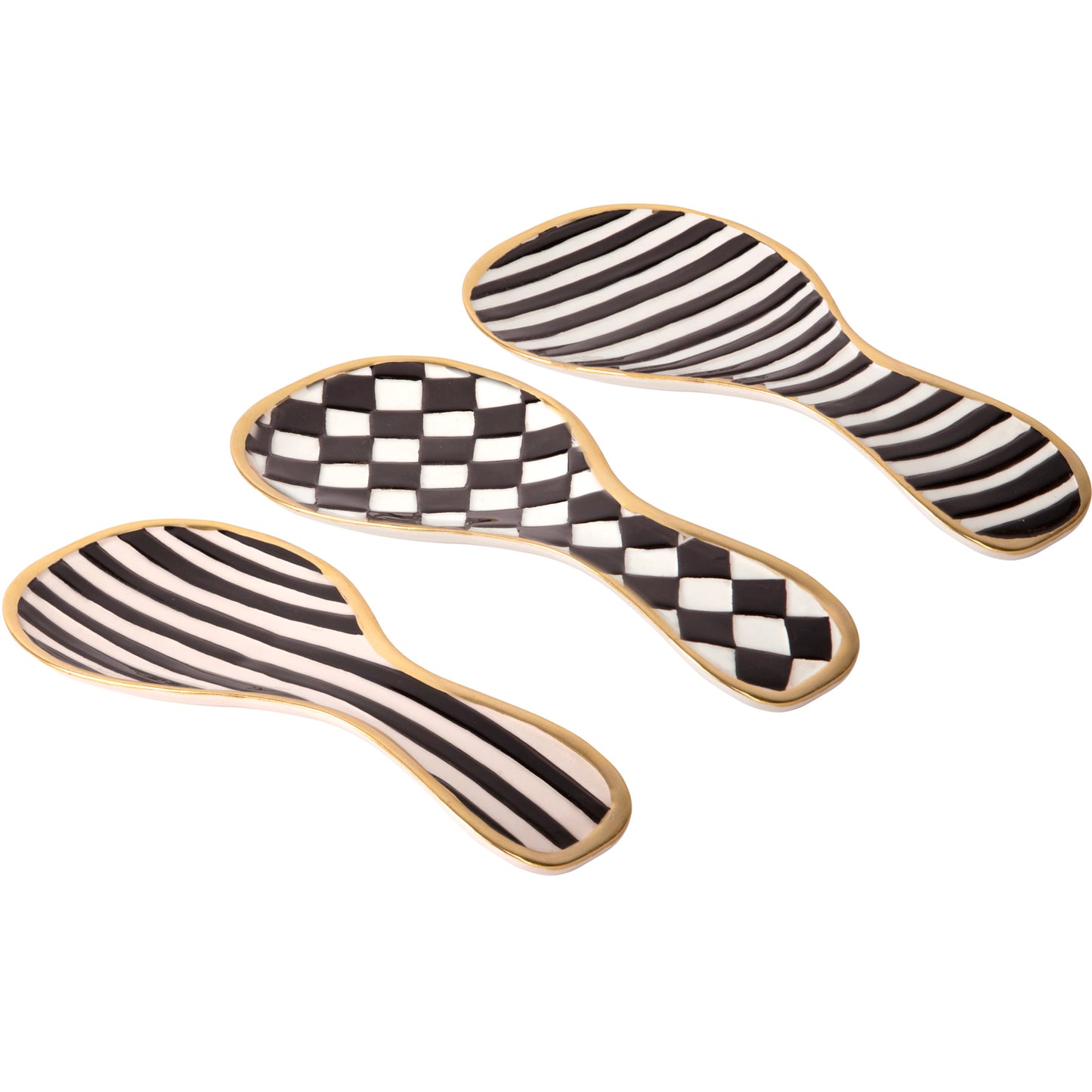 Portacucharón Blanco/Negro 10" (por pieza)