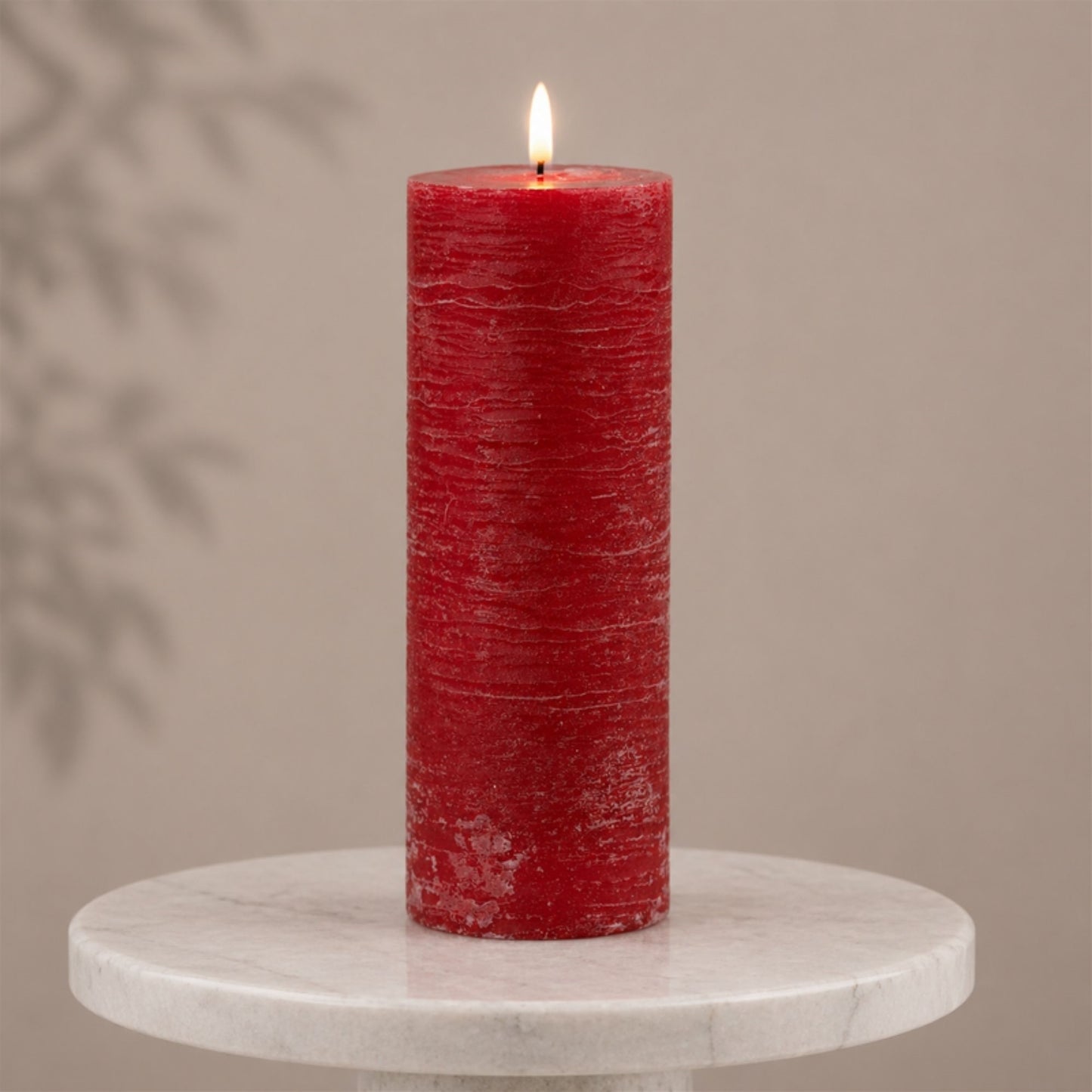Vela de Pilas FIA rojo 8"