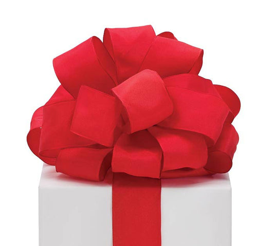 Listón Tafeta Rojo 2.5"x20yd