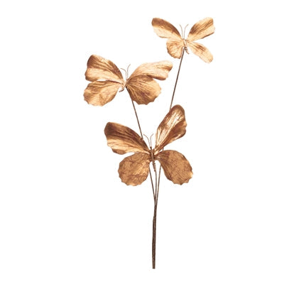 Vara Mariposas Doradas X3