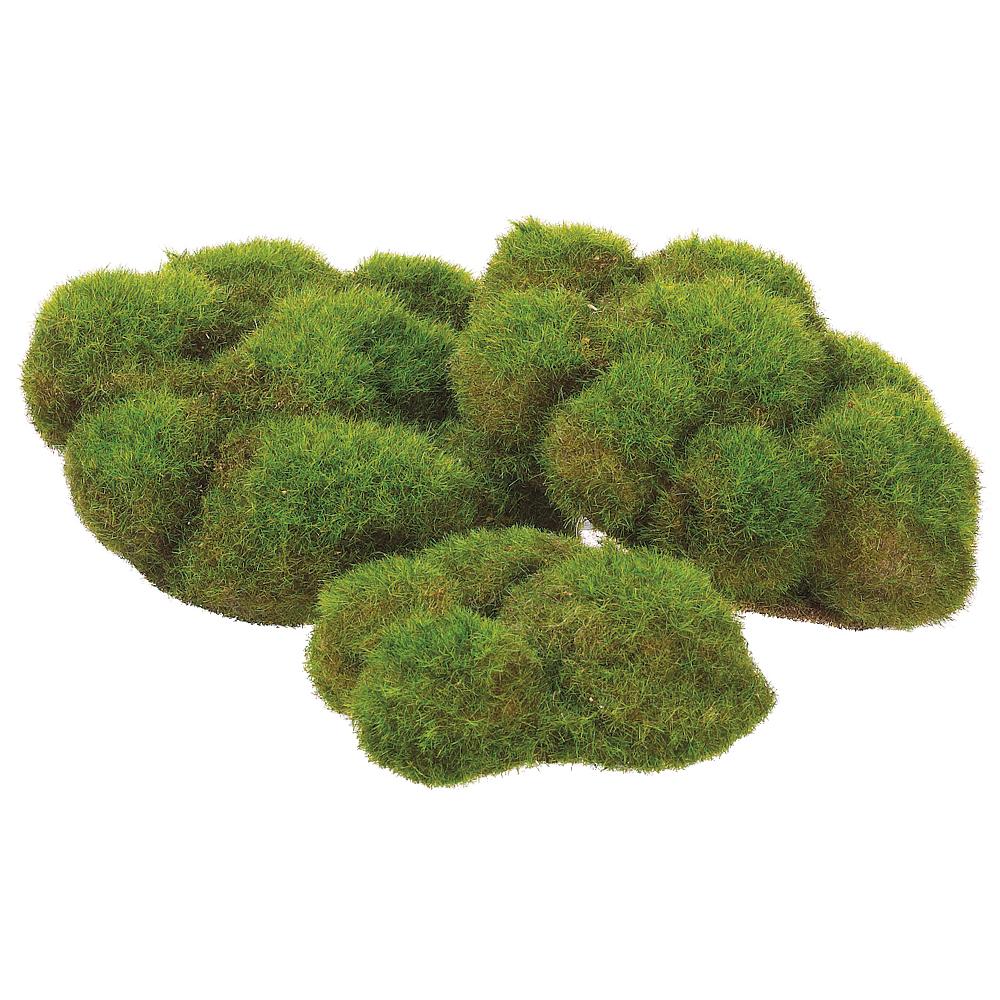 Piedras Verdes Musgo Set de 3