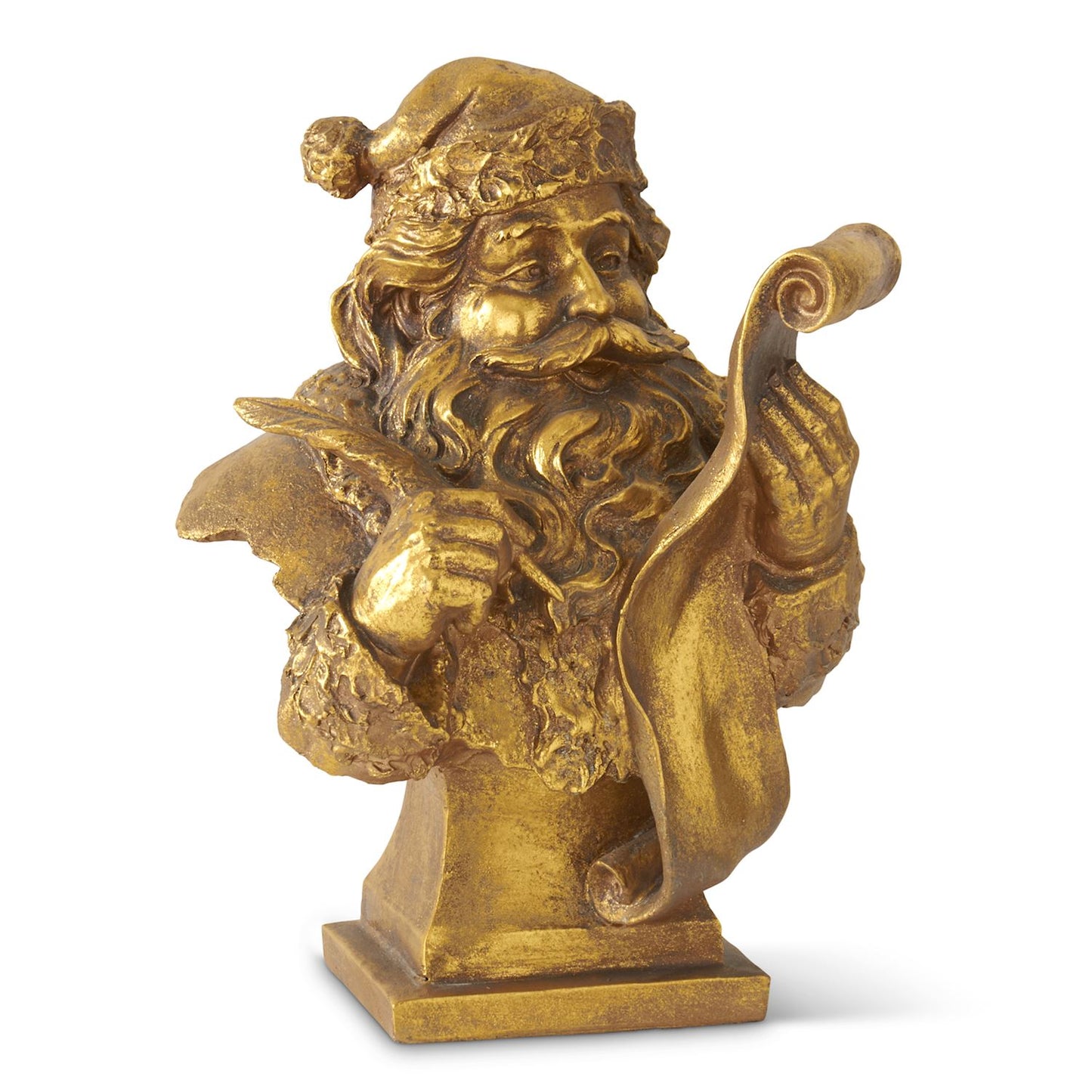 Busto Santa Dorado 18"