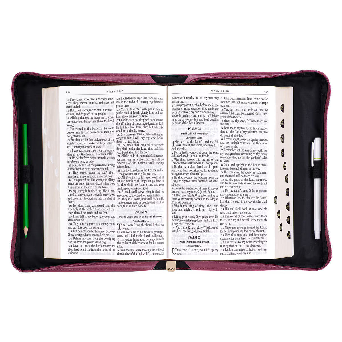 Funda para Biblia "All things are possible" Mateo 19:26