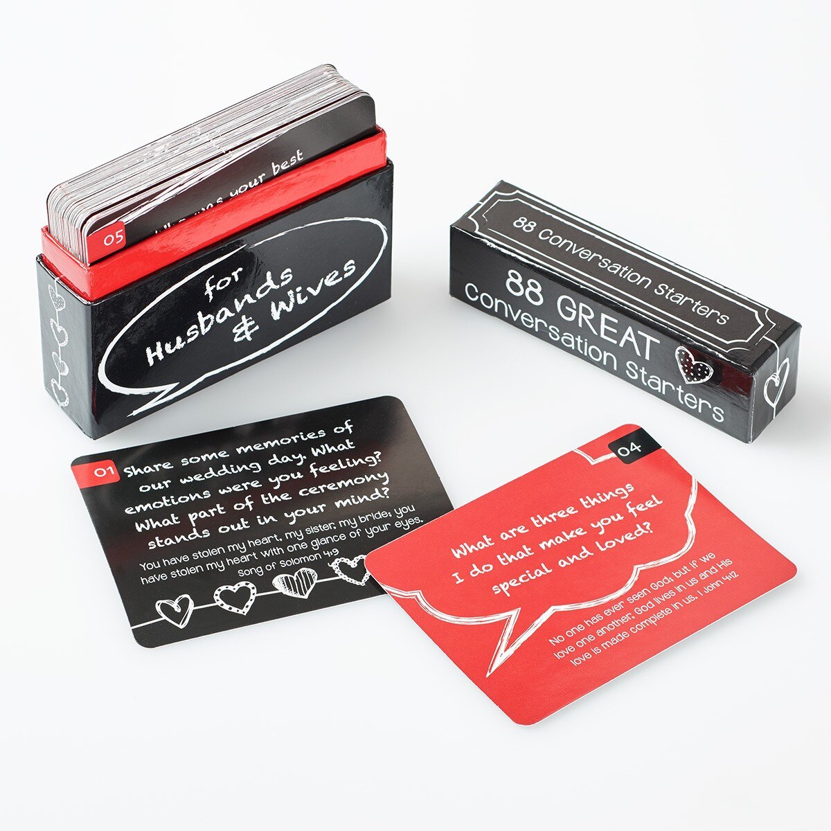 Tarjetas: 88 CONVERSATIONS husband & wife