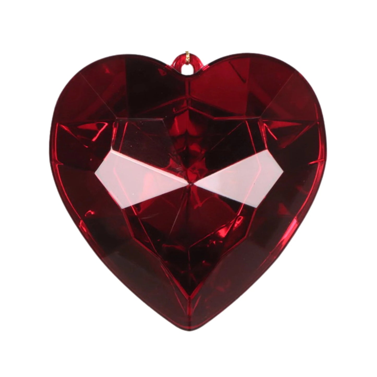 Gema Corazón Guinda 6"