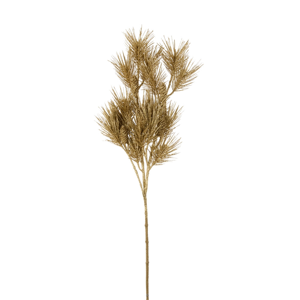 47" Gold Long Needle Pine Branch