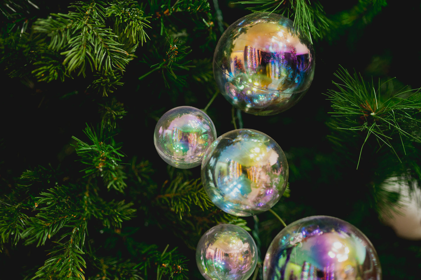 Guirnalda Esferas Iridescentes