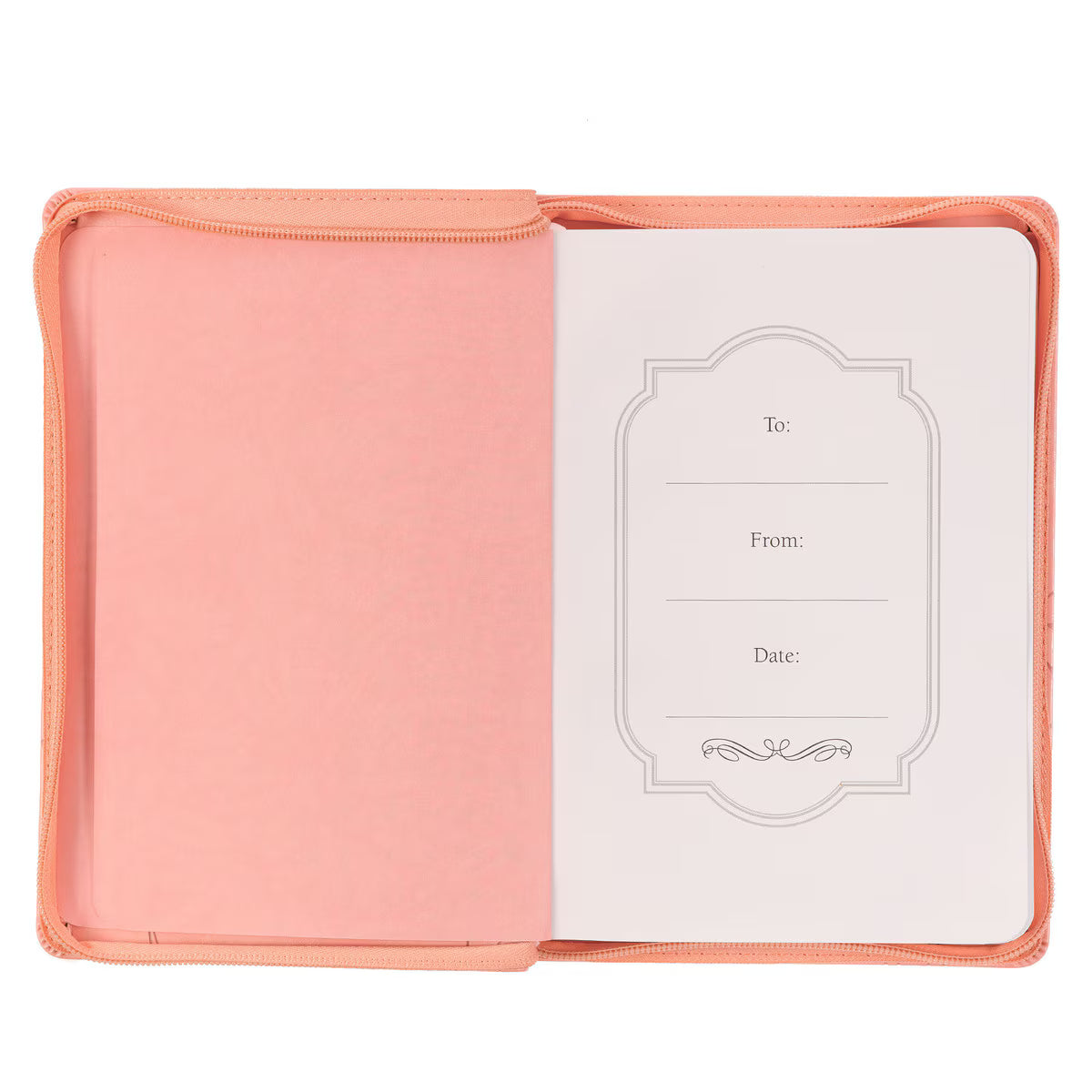 Journal con zipper "His mercy never fails"