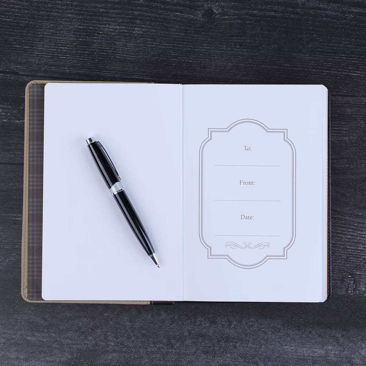 Journal con elástico "Trust"
