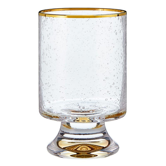 Vasos Bajos Orilla Dorada S/4