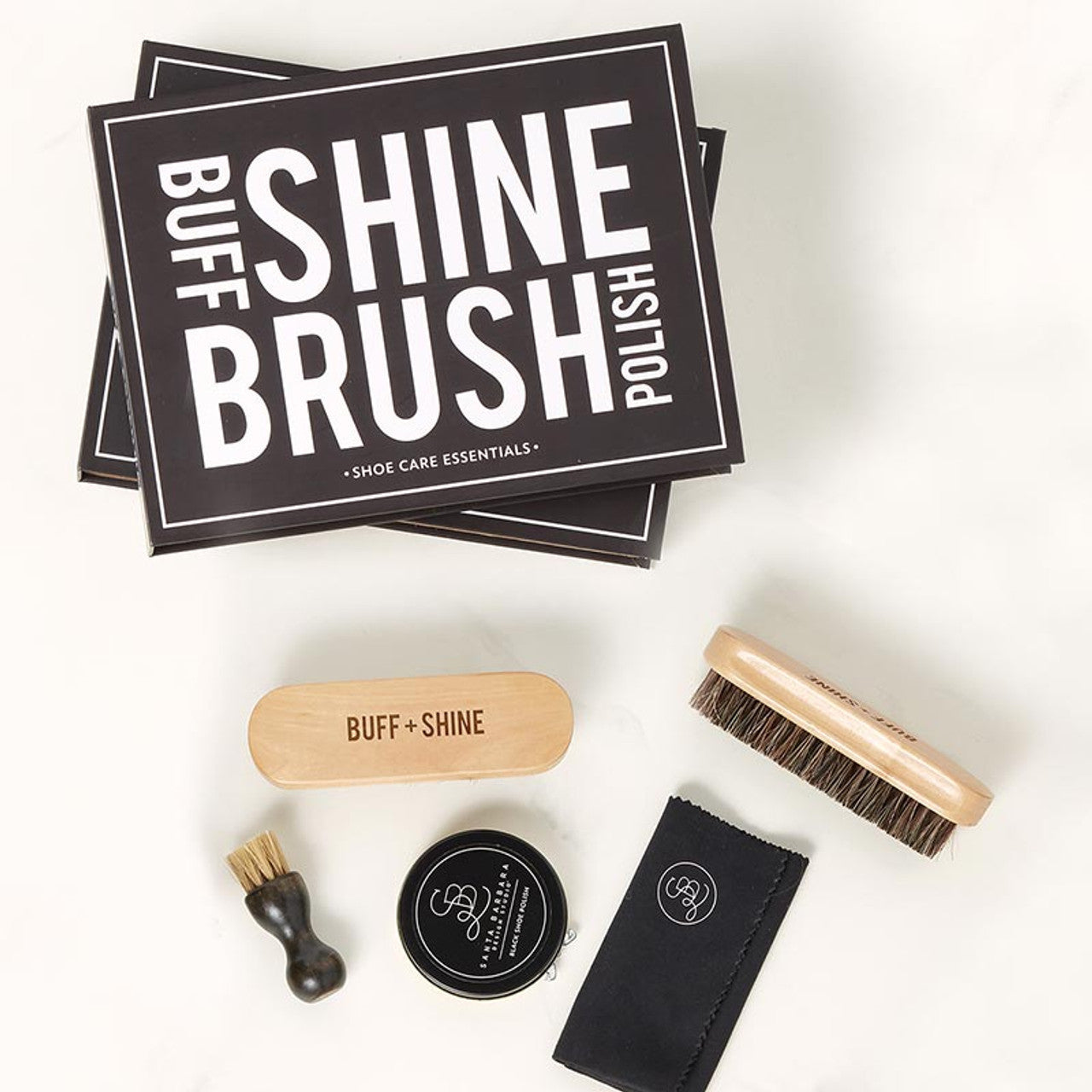Shoe Shine Brush S/4 Kit de Regalo