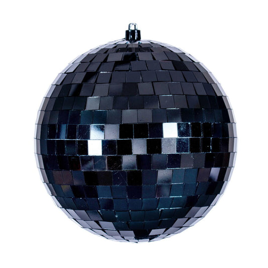 Shiny Disco Ball Negra 8"