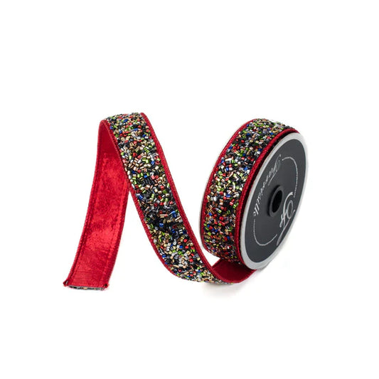 Listón Tinsel Town Multicolor 1"x10yd