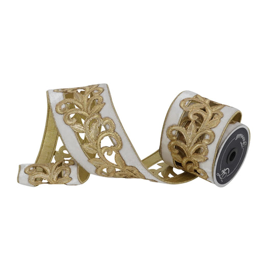 Lazo Bordado 4"x 5yd