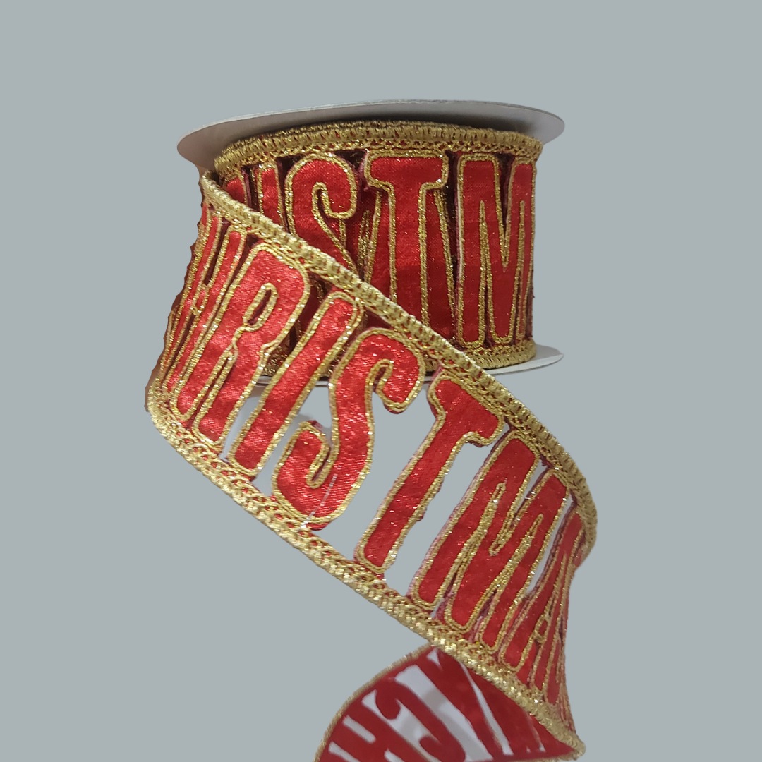 Listón Merry Christmas