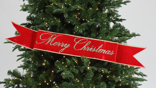 Banner Merry Christmas 4"x36"