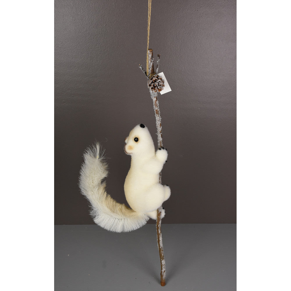 Ardilla Ivory en Rama 75 cm