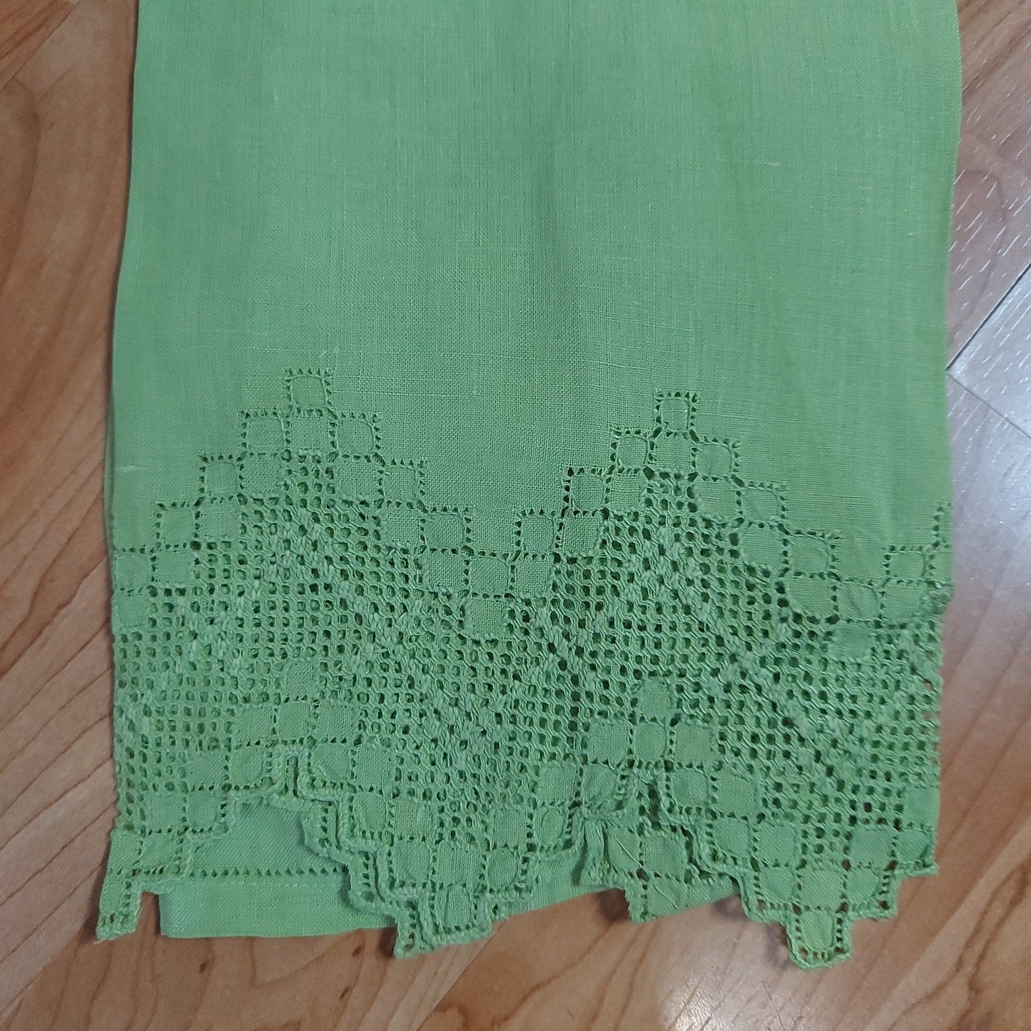 Servilleta de lino verde