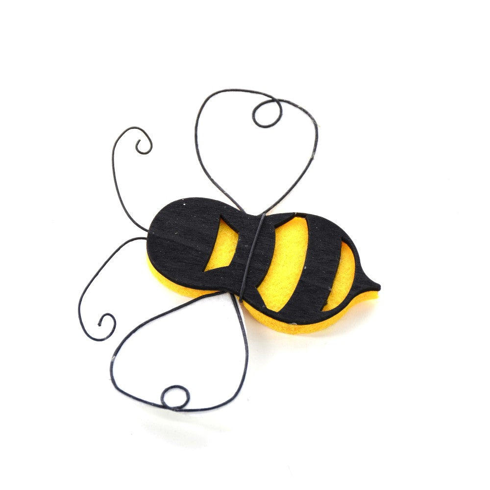 Abejas decorativas con clip S/6