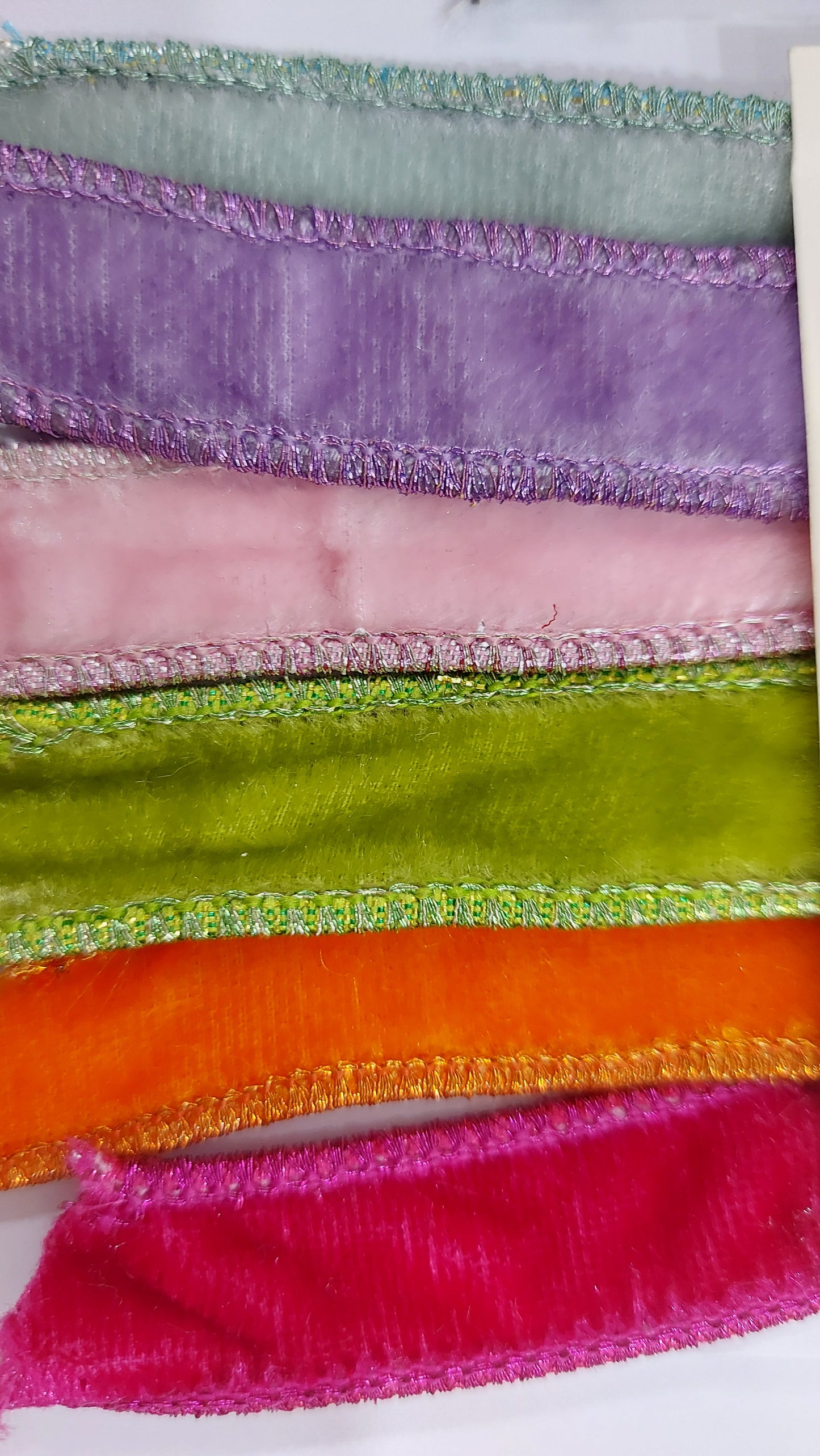 Listón Terciopelo Hot Pink 0.75"x10'