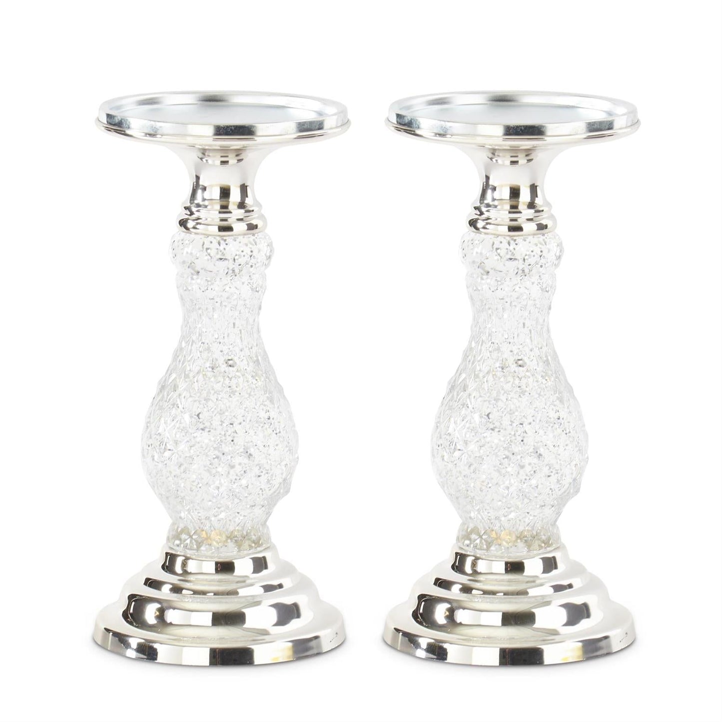 Candelabros Water Spinning LED S/2