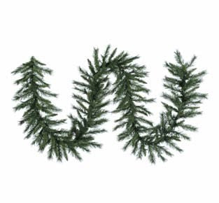 Guirnalda de Pino 9' x 12" con luz