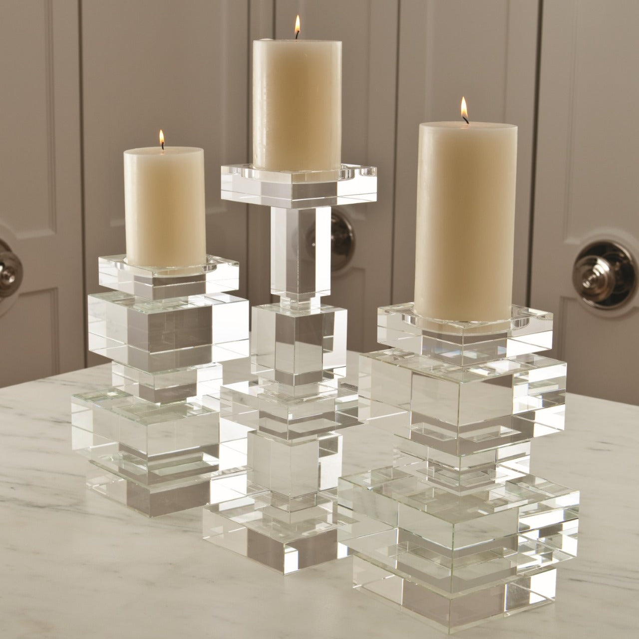 Candelabros Geométricos