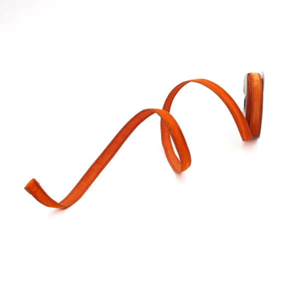 Listón Terciopelo Naranja 0.75"x10'