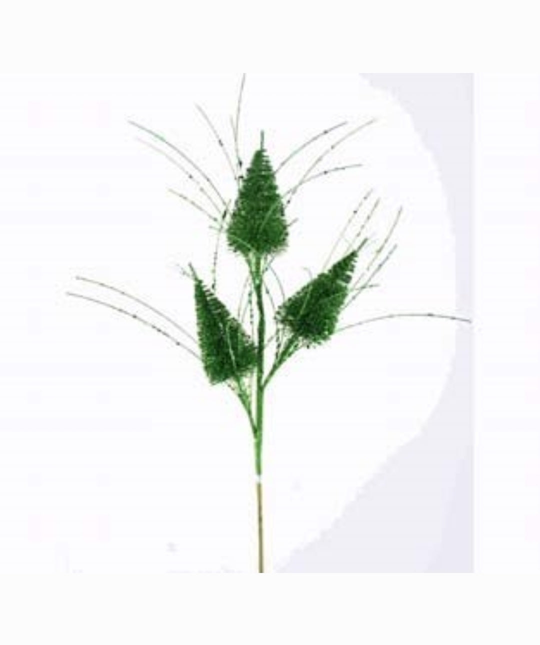 Rama verde con mini pino