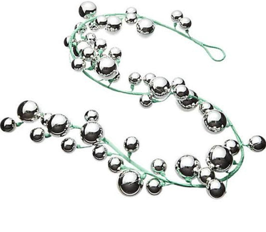 Guirnalda Esferas Plata