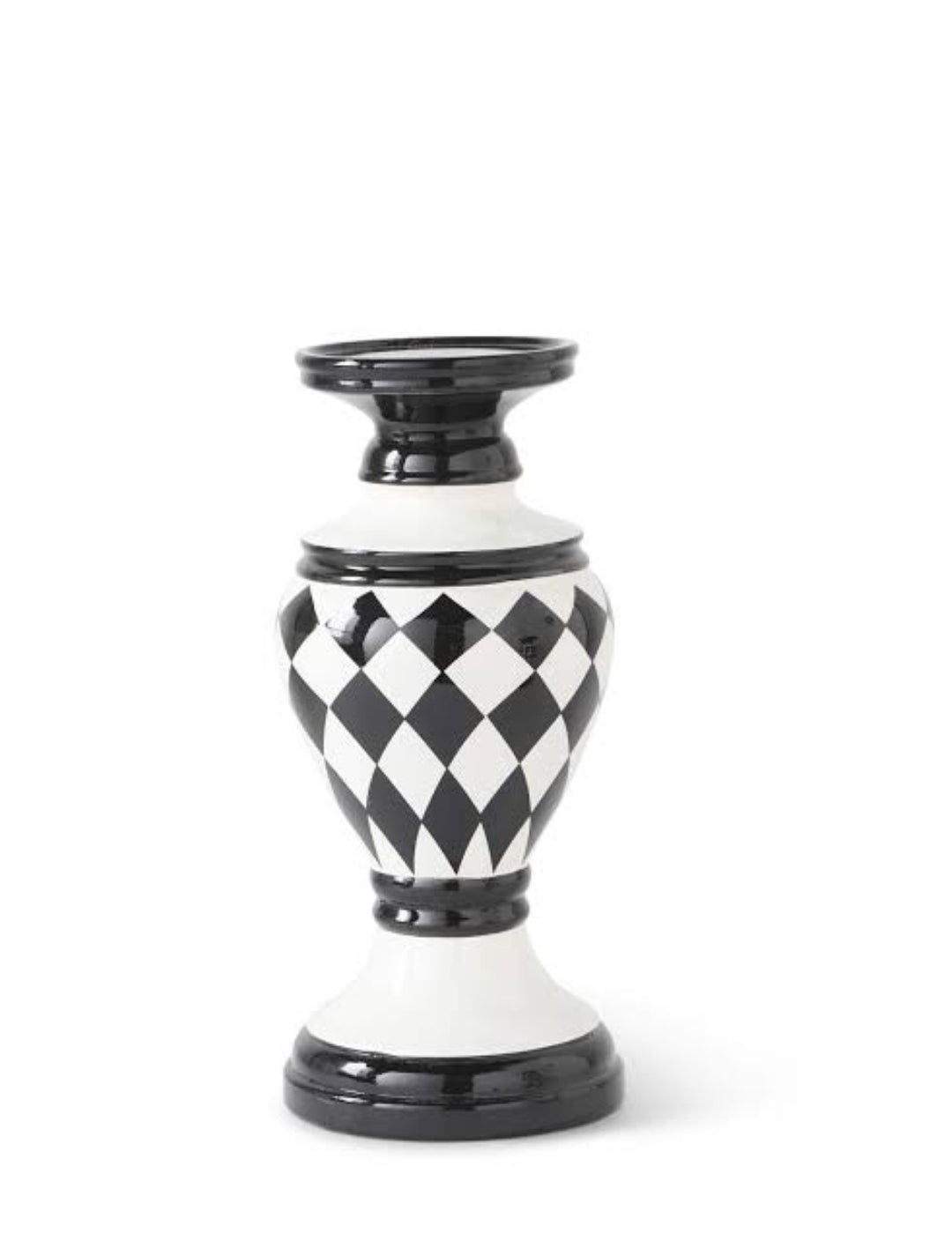 Candelabros S/2 Aarlequín bco/ngo