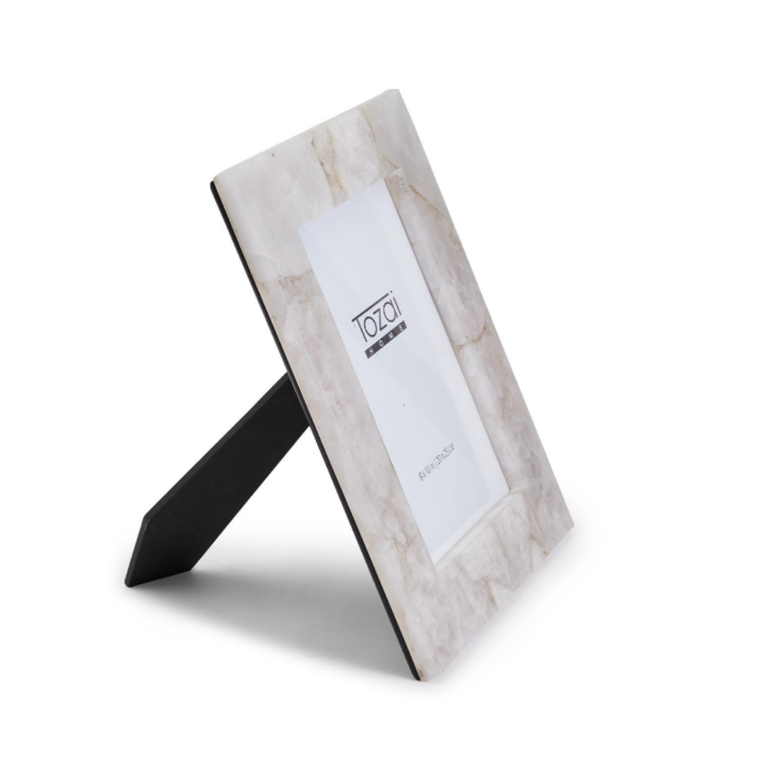 Portarretrato Cuarzo Blanco