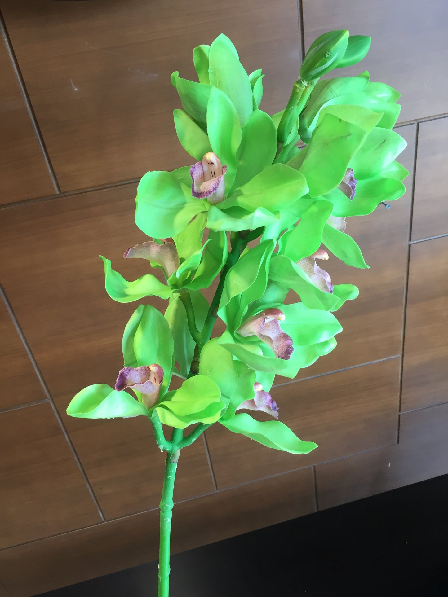 Flor artificial tipo Cymbidium (por pieza)