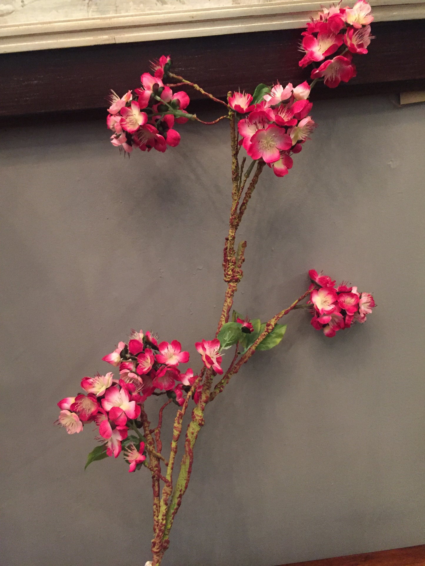 Flor artificial tipo Vara de Cerezo (por pieza disponible en: Blanco y Rosa)